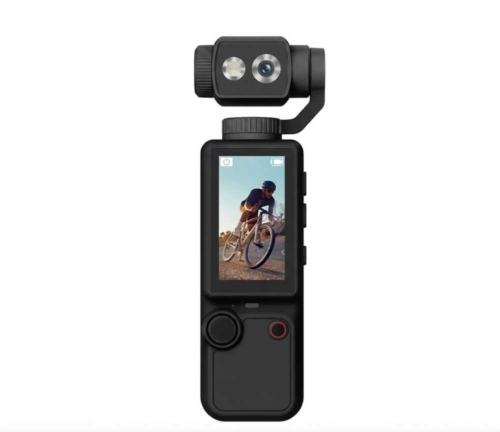 TCX Q8 4k Ultra Hd Taşınabilir Vlog Spor Ve Aksiyon Kamerası 2.0’’ Döndürülebilir Ips Ekran Siyah
