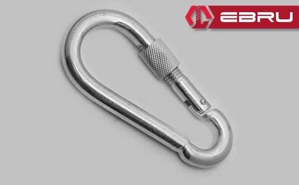 TCX Vidalı Karabina, Kanca, Çengel 6mm - 5 Adet
