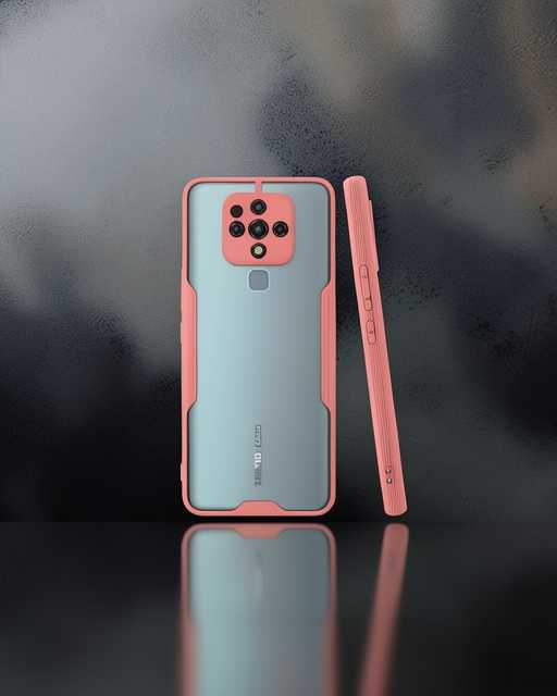 Tecno Camon 16 Kılıf Platin Silikon - Pembe