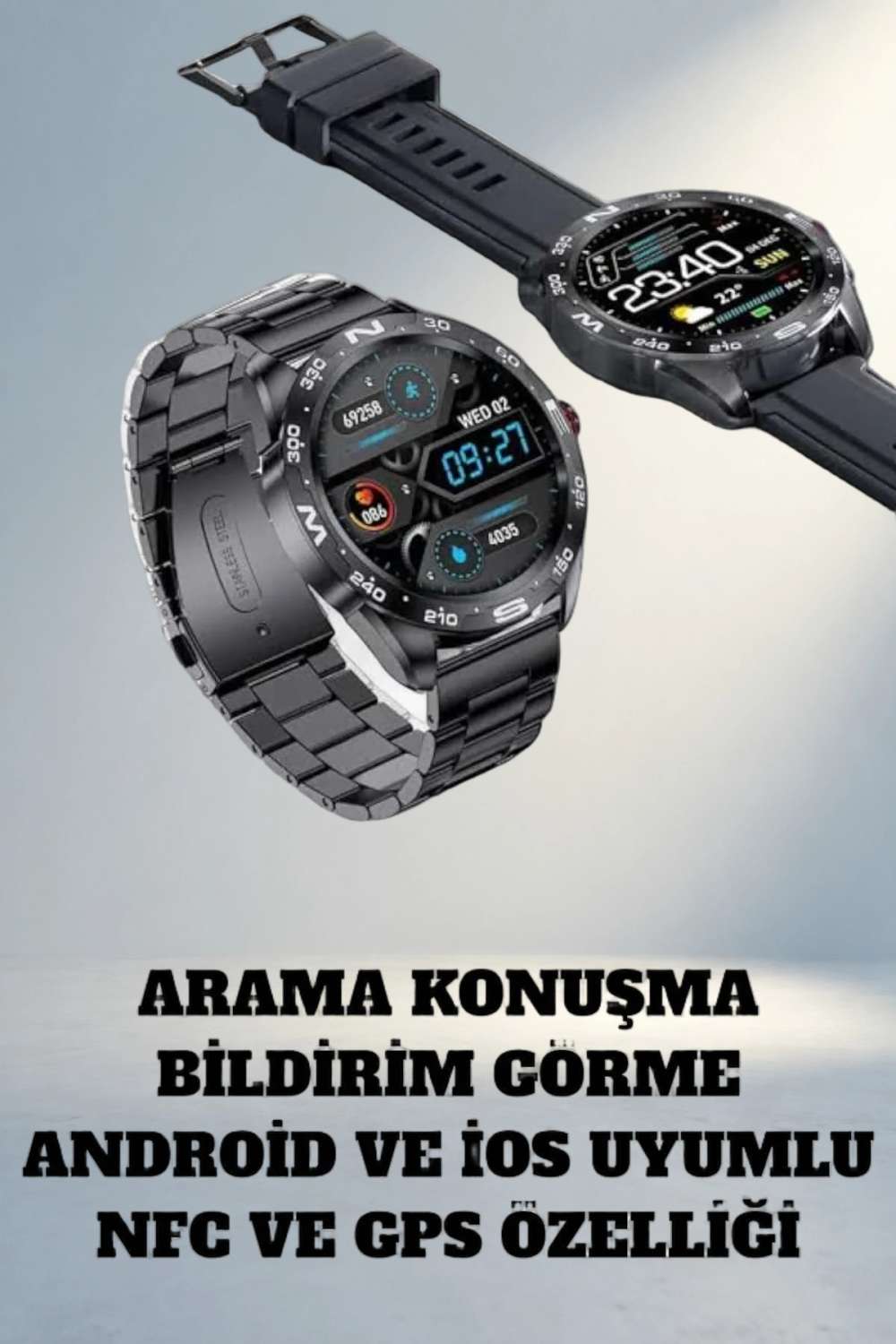 Titreşimli Akıllı Saat 300-400 mAh Batarya Kapasitesi ile