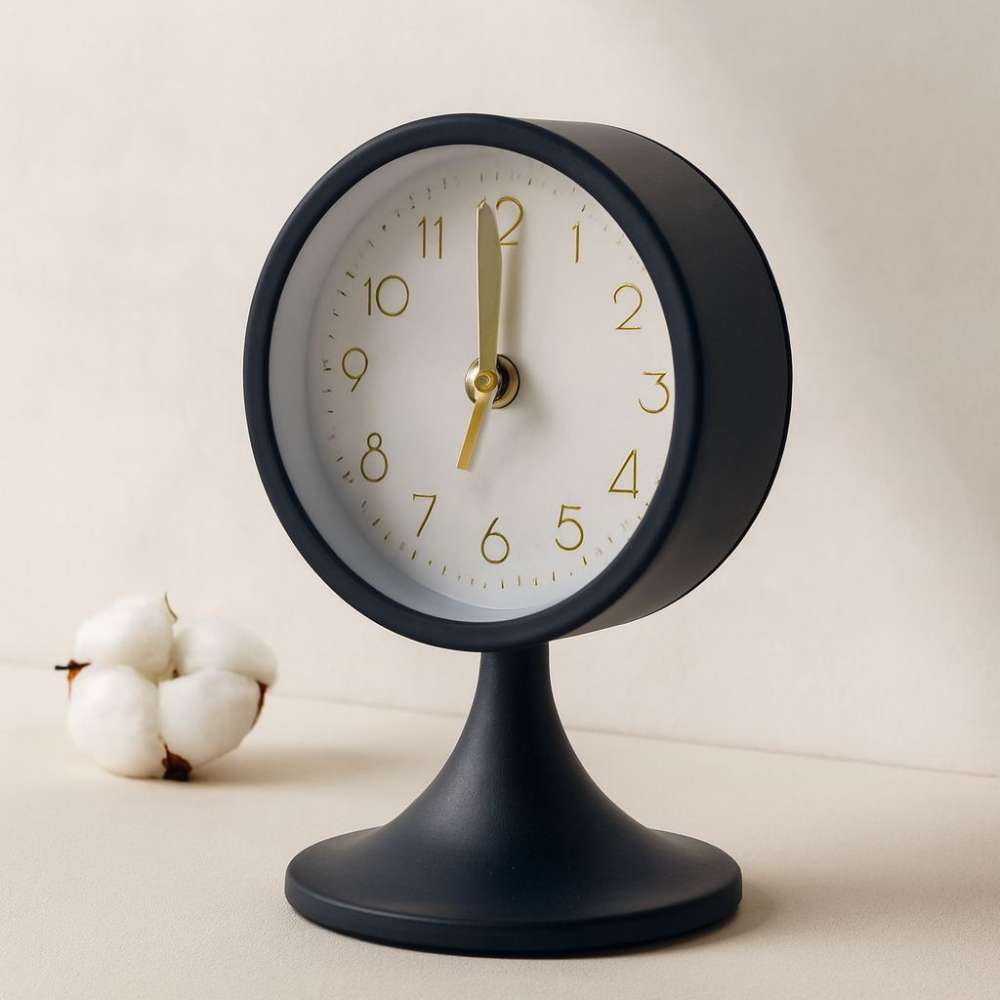Twin Bell Metal Masa Çalar Saat 8.5 cm - Pilli