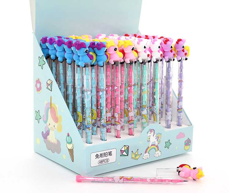 Unicorn Yumurtlayan Kalem - Kurşun Kalem 24'li Paket