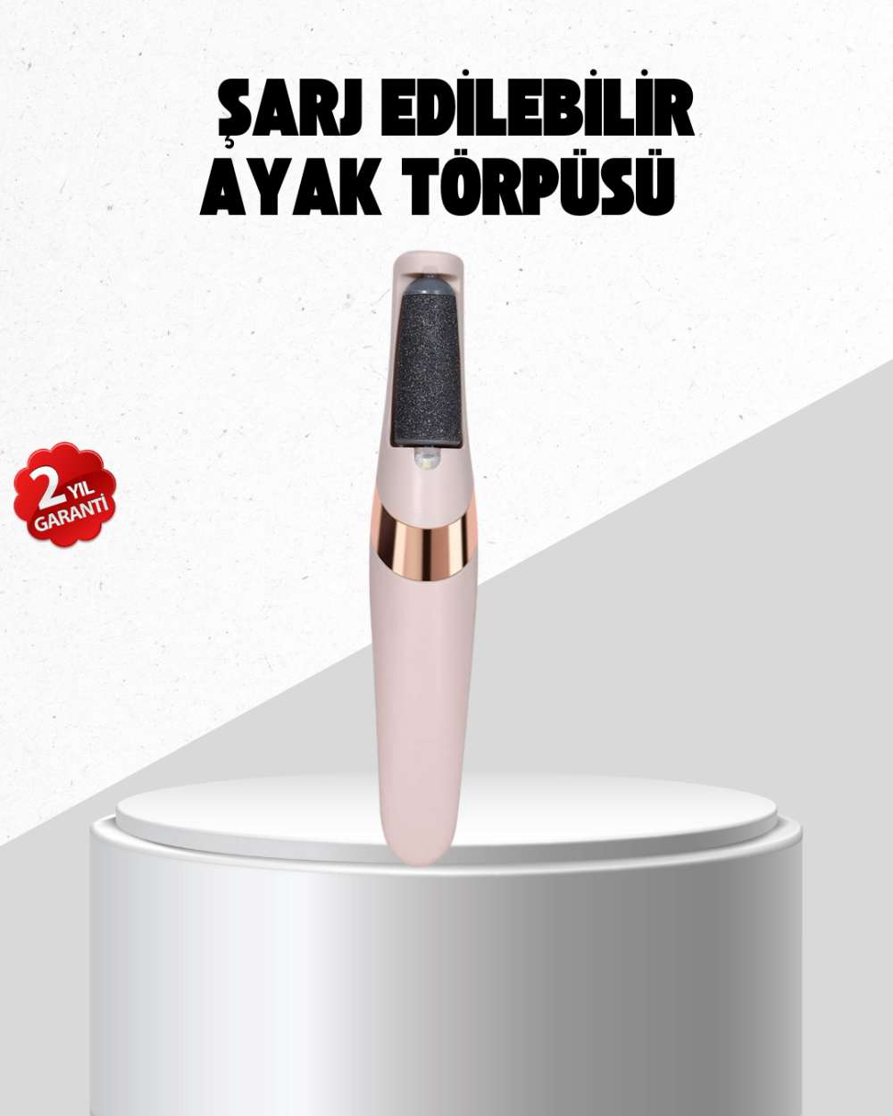 USB Şarjlı Ayak Törpüsü Nasır Temizleyici Elektrikli