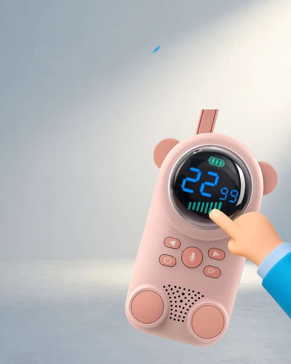 Uzun Menzilli LCD Ekranlı Bebek Telsizi 2 Yönlü Ses