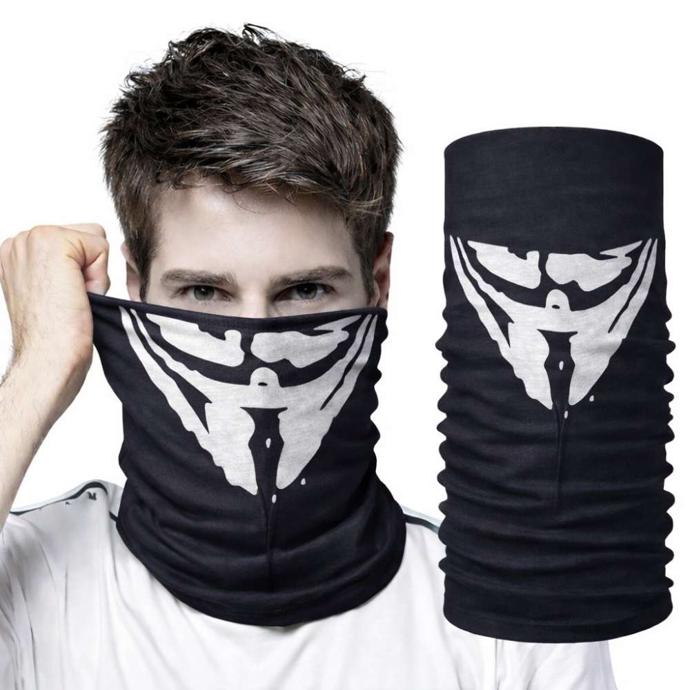 Vendetta Maskesi Desenli Baf Bandana ? Çok Amaçlı Yüz Boyunluk Bandana 4 No
