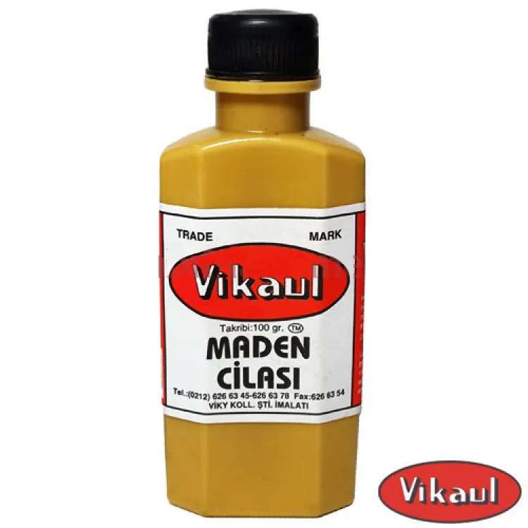 Vikaul Metal Parlatıcı - Maden Cilası, Kavil 100 Gr