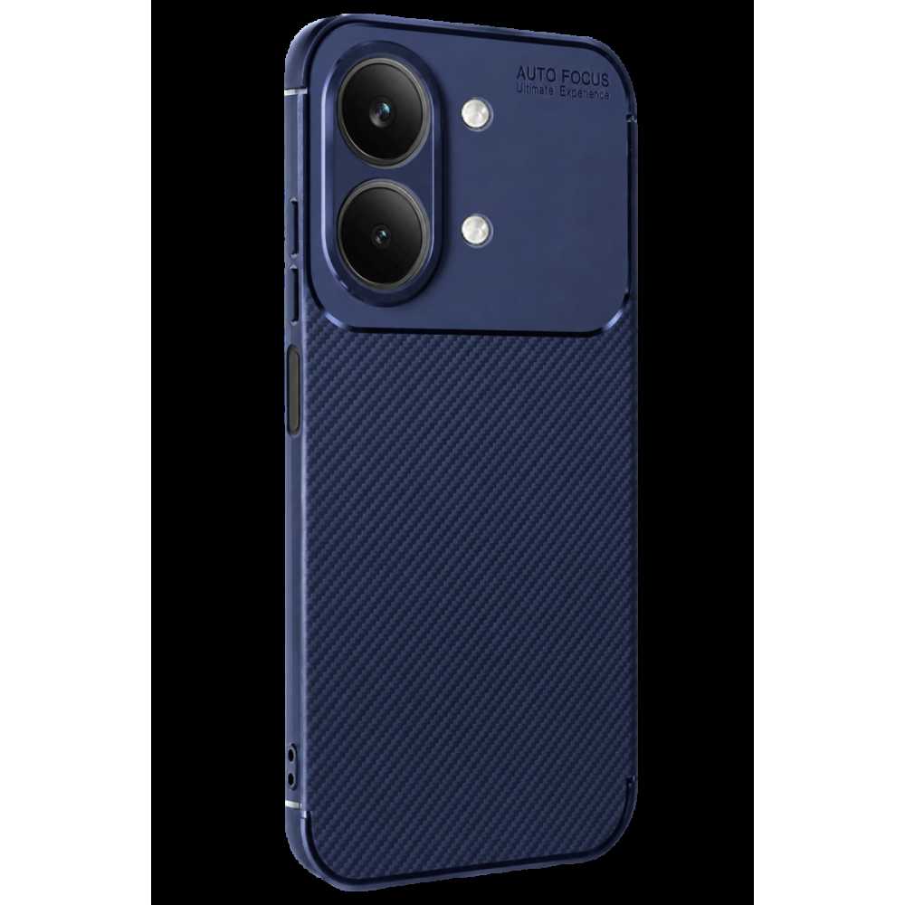 Vivo Y05 Auto Focus Karbon Kapak - Lacivert