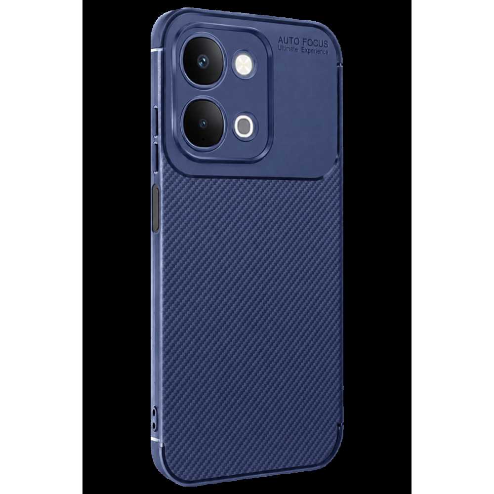 Vivo Y31d Auto Focus Karbon Kapak - Lacivert