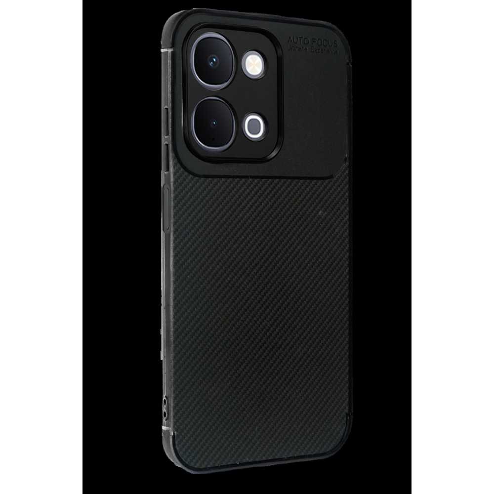 Vivo Y31d Auto Focus Karbon Kapak - Siyah