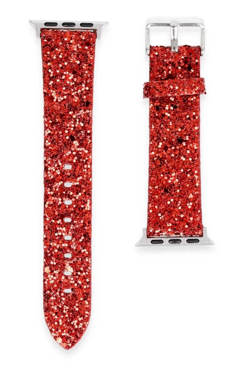 Watch 38mm Starry Taşlı Kordon - Kırmızı