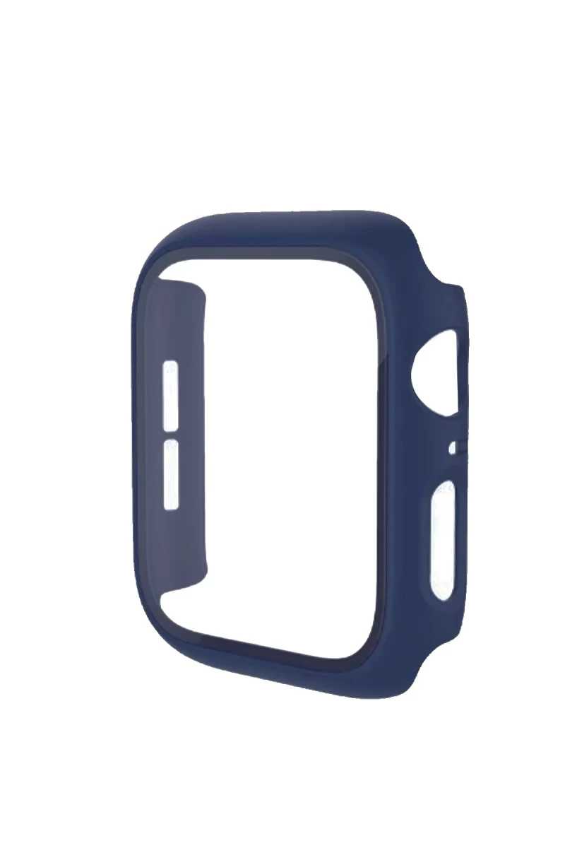 Watch 42mm Camlı Kasa Ekran Koruyucu - Mavi