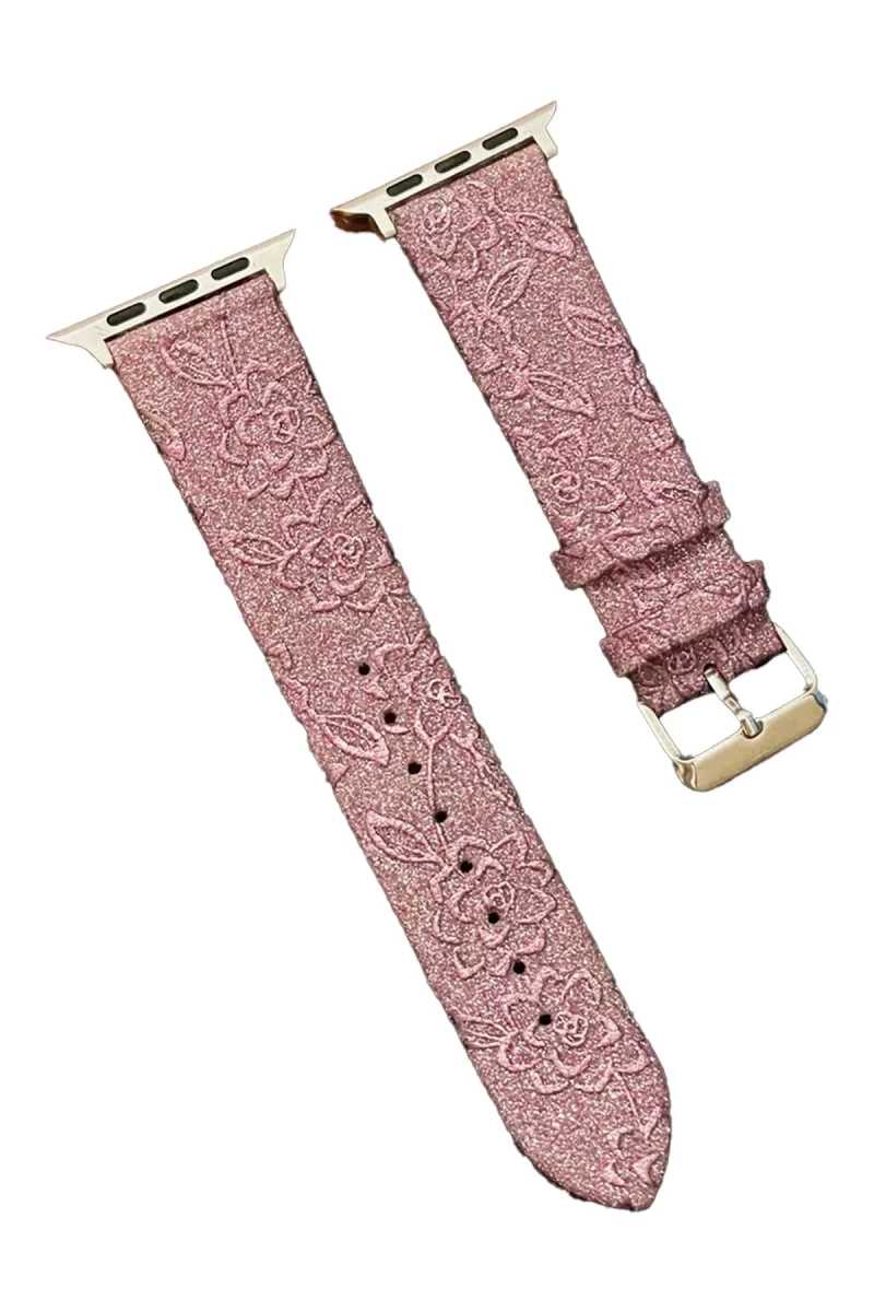 Watch 42mm Creeper Desenli Kordon - Rose Gold