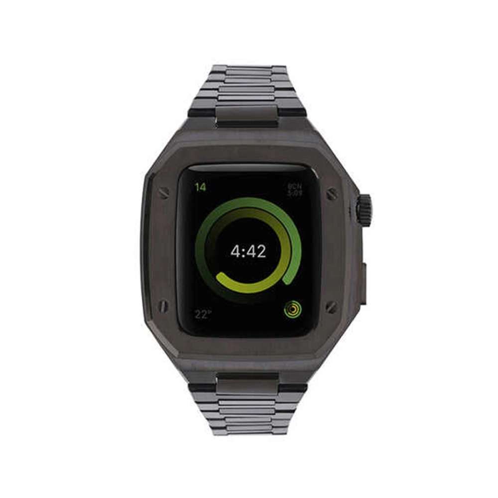 Watch 44mm Metal Petek Kasalı Kordon - Siyah
