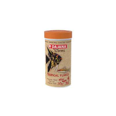 Worms Tropical Flakes Akvaryum Balık Yemi 100 Ml 18 Gr
