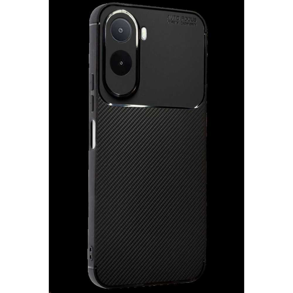 Xiaomi Redmi A7 Pro Auto Focus Karbon Kapak - Siyah