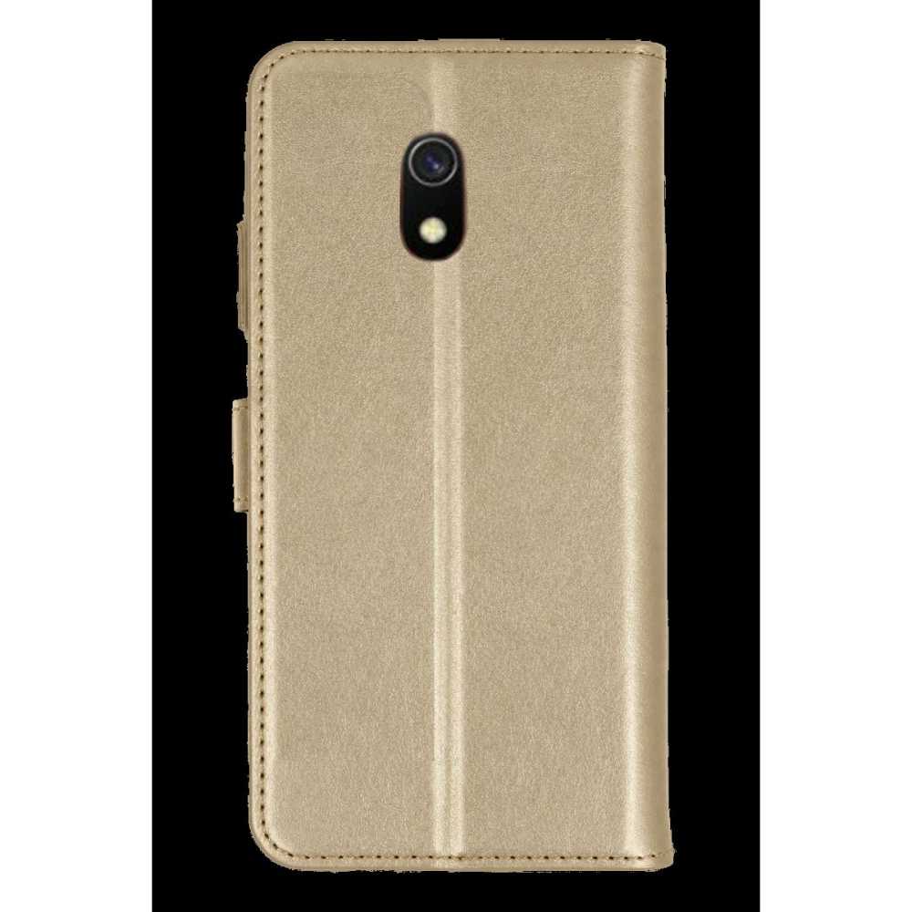 Xiaomi Redmi A8 Trend S Plus Kapaklı Kılıf - Gold