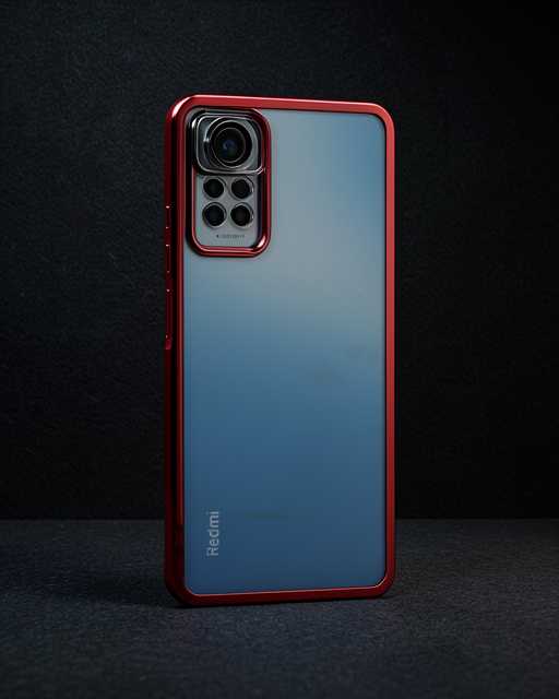 Xiaomi Redmi Note 11 Pro Kılıf Razer Lensli Silikon - Gümüş