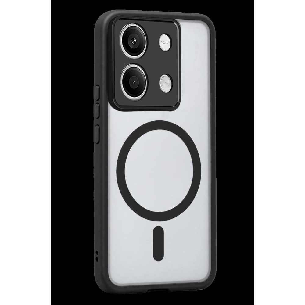 Xiaomi Redmi Note 13 5g Loji Magsafe Kapak - Siyah