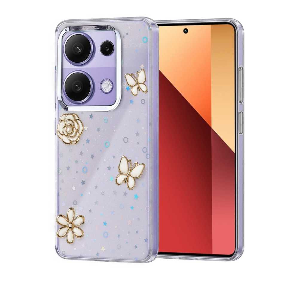 Xiaomi Redmi Note 13 Pro 4g Fiyonk Desenli Kapak - Desen 10