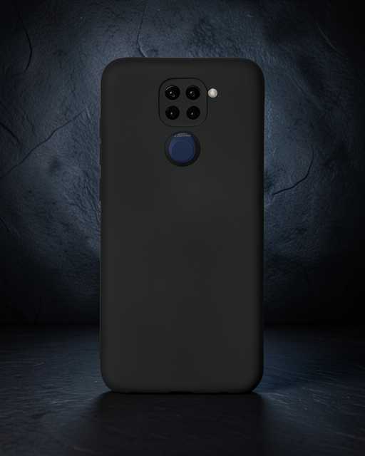 Xiaomi Redmi Note 9 Kılıf Nano İçi Kadife Silikon - Siyah