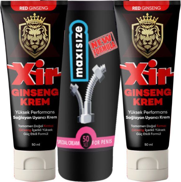 Xir Delaycream 50 ml 2 Adet + Maxi Size Cream 50 ml Erkeğe Özel Set