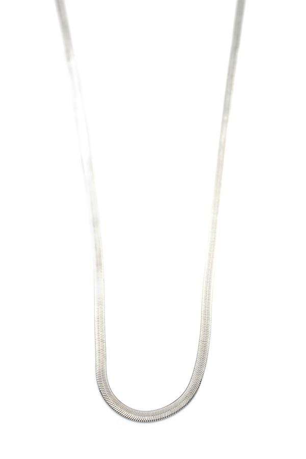 Xuping İtalyan Zincir Kolye-60cm - Gümüş
