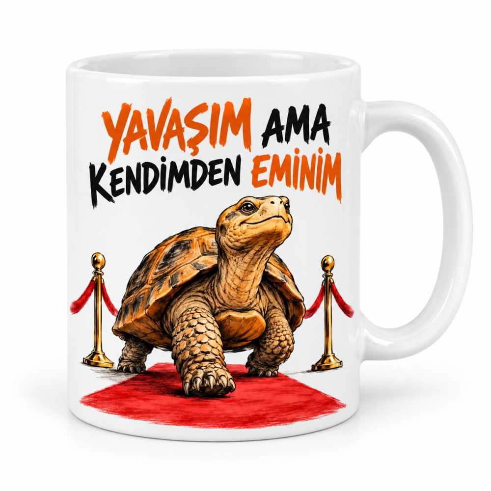 Yavaş Başarı Tasarımlı Porselen Kupa - MODEL 1034