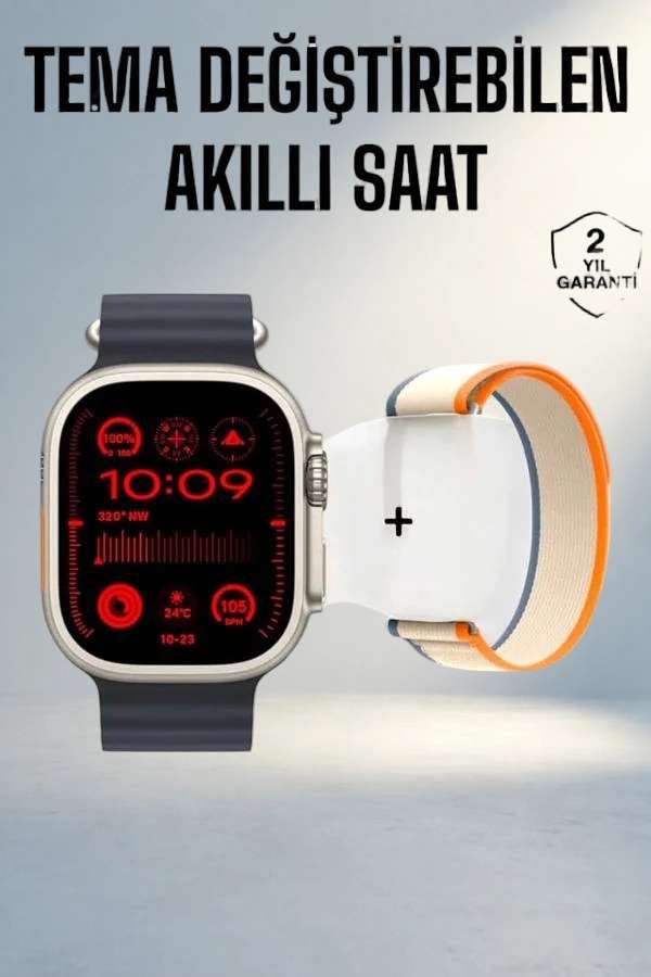 Yeni Nesil Akıllı Saat 400 mAh Adımsayar Sağlık Takibi