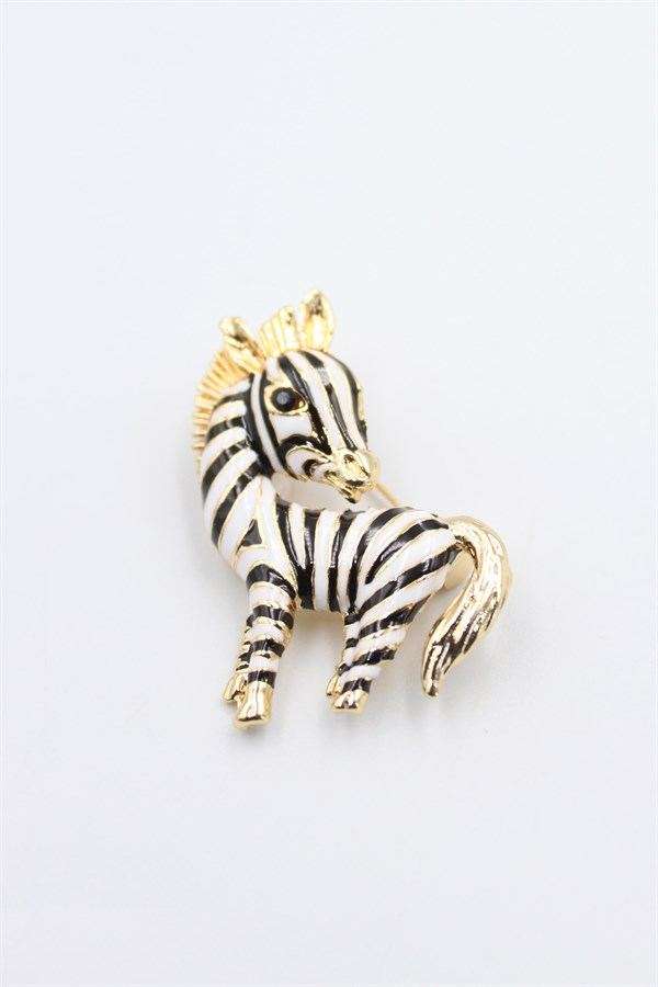 Zebra Broş - ÇOK RENKLİ