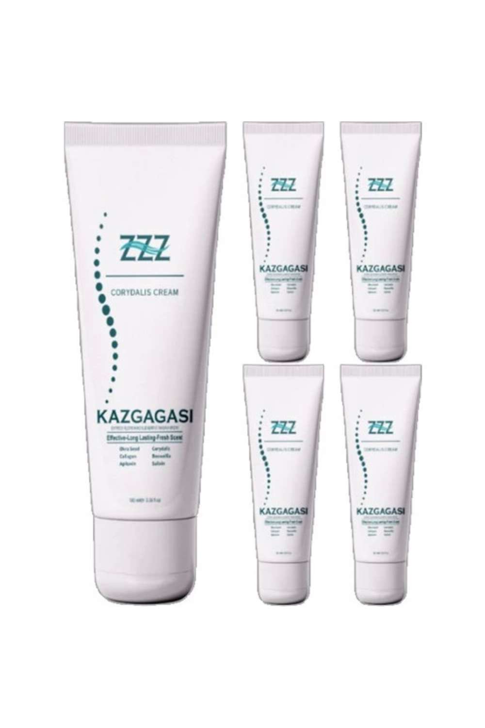 Zzz Kaz Gagası 5 Adet Özel Karışımlı 100 ml Masaj Kremi